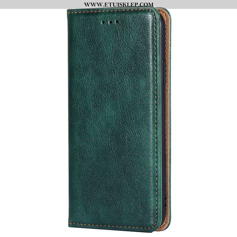 Etui Na Telefon do Moto G73 5G Etui Folio Przeszycia Ze Sztucznej Skóry
